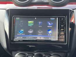 スズキ純正アクセサリーナビ：ケンウッド製「KXM-E504W」。Bluetooth機能付きです。