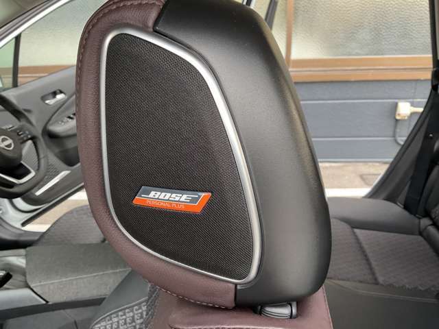 車内で聞く音楽にこだわりのある貴兄に！BOSEサウンドできっと満足いただけます