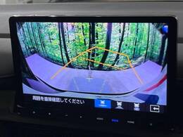 【バックカメラ】駐車時に後方がリアルタイム映像で確認できます。大型商業施設や立体駐車場での駐車時や、夜間のバック時に大活躍！運転スキルに関わらず、今や必須となった装備のひとつです！