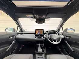 高級感があり、乗り心地の良い内装デザイン。