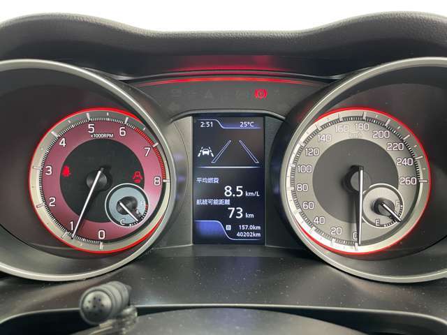 【スピードメーター】メーターがシンプルで見やすく運転しやすいですね！