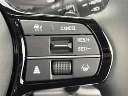 【アダプティブクルーズコントロール（ACC）】適切な車間距離を保ちながら先行車に追従走行できます！機能には限界があるためご注意ください。