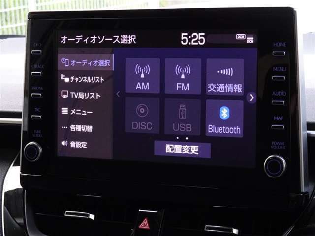 CD・DVD（再生機能）・ブルートゥース等を使用することができます。