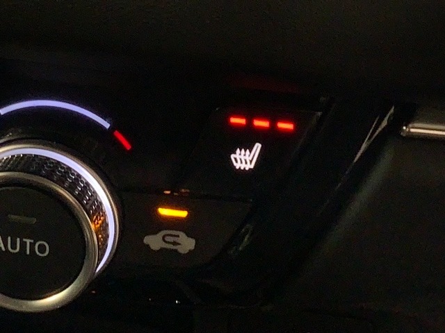 フロント両席にはシートヒーターが付いています！寒い日に便利な装備ですね。