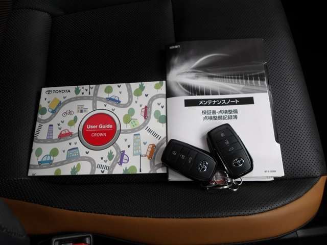 ☆車両取扱説明書＆メンテナンスノート・スマートキー2本☆
