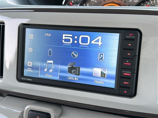 【オーディオソース】CD、DVD、Bluetooth、AM、FMが使えます！テレビも視聴できます♪車内のエンタメもバッチリです♪