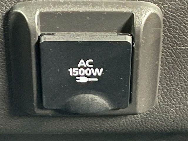 【AC100V】コンセント付きですので家庭用電化製品が車内でご利用いただけます。