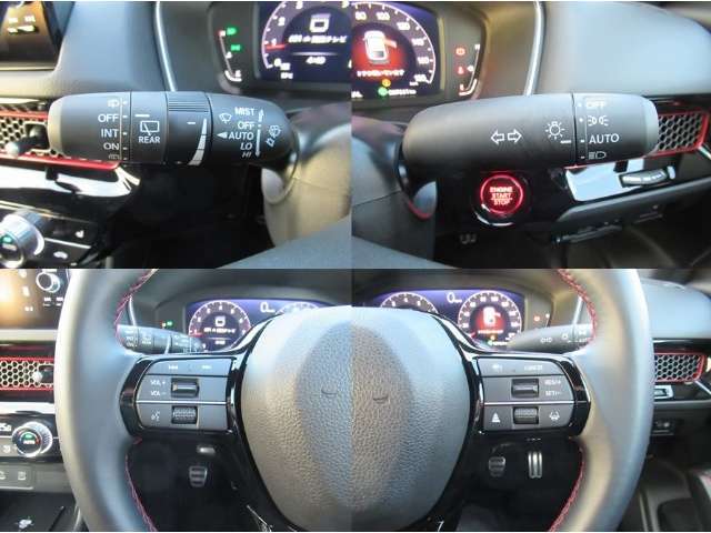 【装備】ヘッドライトAUTOスイッチも付いて夜間やトンネルでの点灯もバッチリです。