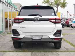 真後ろから見た状態です。