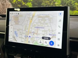 【10.5インチ　ディスプレイオーディオ】大画面のディスプレイはAppleCarPlayやAndroidAutoが利用可能。大きな画面でスマホナビアプリ等が利用いただけます♪