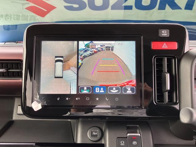 車両周囲の安全確認がナビの画面で可能な全方位カメラを装着！車両の前方、後方、左サイド前などを切り替えて表示する事が可能！
