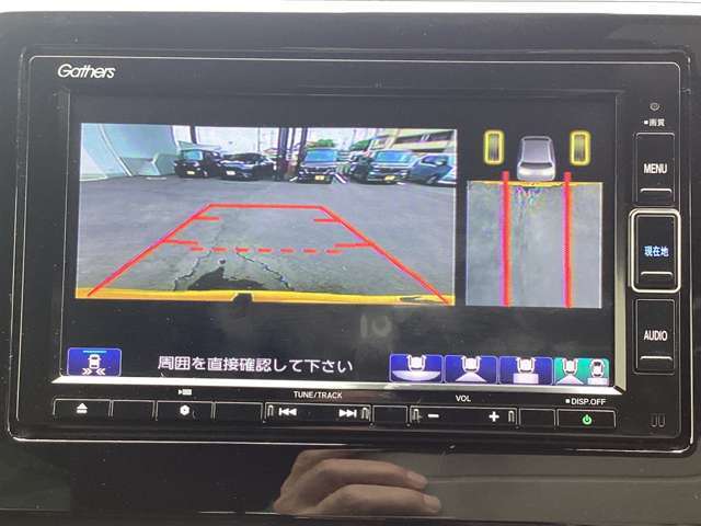 バックカメラ装着済！死角になりやすい後方もとても見やすいです☆車庫入れに自信がない方や縦列駐車が苦手な方にも、オススメな機能です！安心度もアップ！