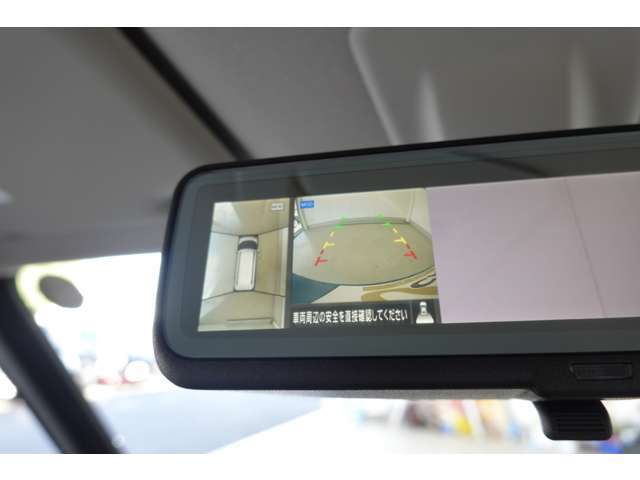 安心・安全のバックカメラを装着！バックミラー表示タイプです。