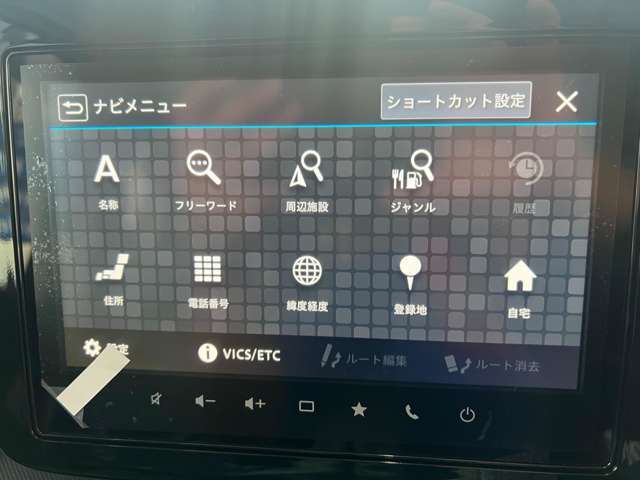 カーナビ付き！スマートフォンで地図アプリがあるとはいえ、ナビはとっさの時に便利ですよね♪
