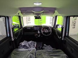 室内広々！手を広げてあくび出来ちゃいます！