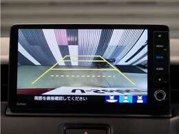 【バックカメラ】後退時も安心。リバース連動で画面が切り替わるのでとっても便利。