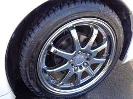 社外WORK17インチアルミ！タイヤも充分にあります。