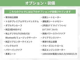 オプション多数装備！オプションの詳細はスタッフまでお気軽にお問い合わせください！