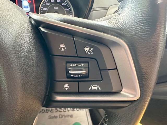 先進運転支援システムのアイサイトVer3搭載！！もしもの時も安心感がありますね！！クルーズコントロールも連動していてとっても便利ですね！！