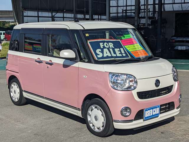 ★右斜め前から一枚です★ライトにクスミも無く、外装もしっかり綺麗にしています(*^^*)是非お確かめください！納車時にはもう一度キレイにいたします！安心の全車保証付（別途）になっております(＃^^＃)