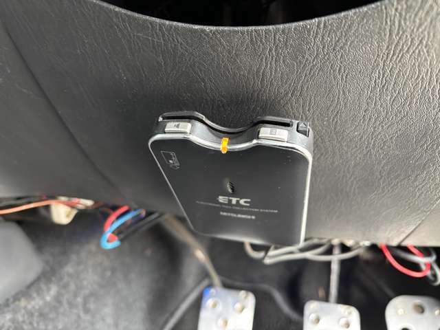 ETC車載器装備で、高速道路の乗り降りも楽々です。