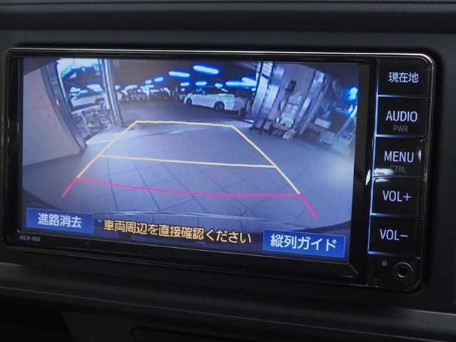 バックガイドモニター付きなので駐車が苦手な方でも安心ですね！