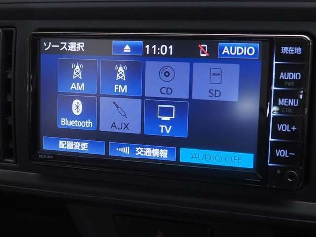 オーディオ選択画面です。Bluetooth対応しております！