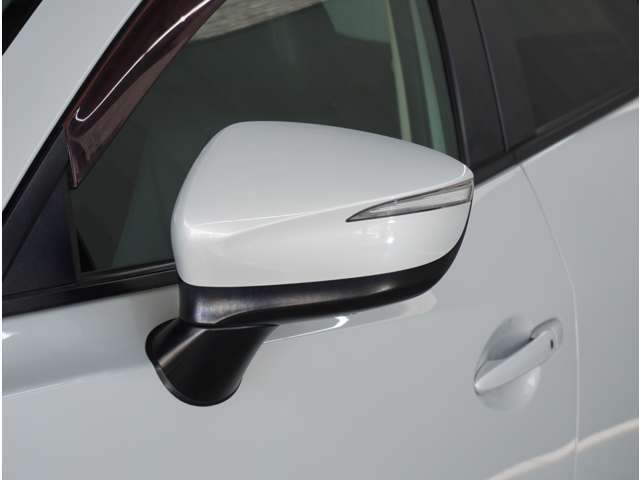 【ドアミラーウインカー】格好良さだけではなく対向車両からの視認性もよく安全に走行する為の安全装備のひとつです。