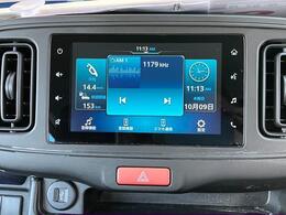 ディスプレイオーディオ装備！走行中もラジオを楽しむことが可能です！またスマートフォンのBluetooth接続に対応しています！