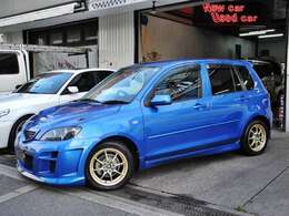 ツインカム16Vエンジン！エアロバンパーFRPボンネットVOLKレーシングアルミTEIN車高調も装備しております！