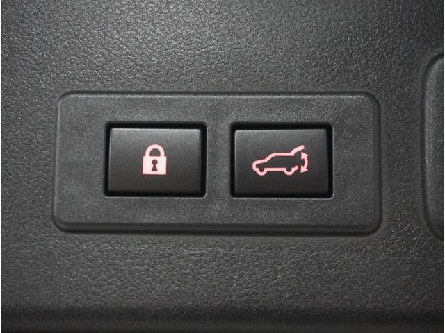 ”ボタンを押せば、リヤゲートが開閉するスイッチです。両手が荷物でふさがっていても、スイッチを押せば自動で動きます。”