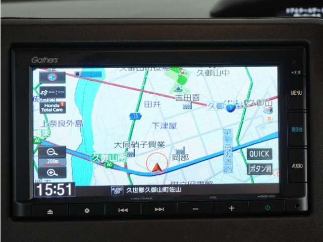 ◆ホンダ純正ナビ◆初めての場所もナビゲーションがご案内！楽しい旅行をサポートします。