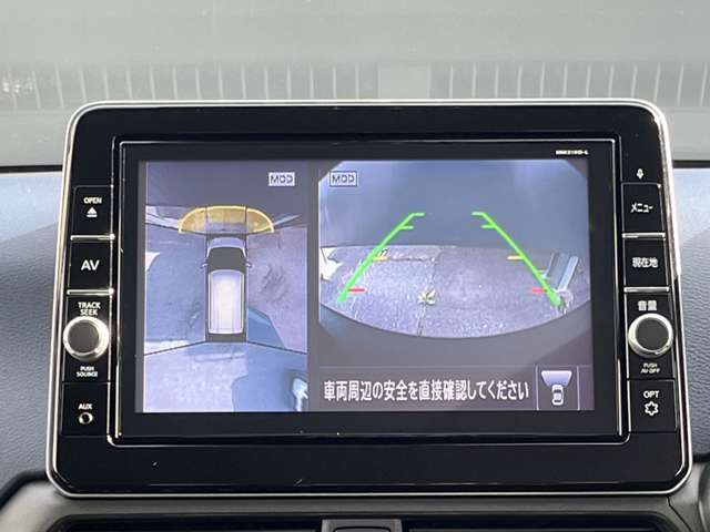 エマージェンシーブレーキと連動するアラウンドモニター付きですので安心して駐車可能です。