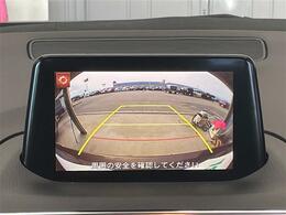 【バックカメラ】駐車が苦手な方でも映像で後方の安全確認もしっかり見えない死角の部分や距離感などモニター確認することが可能です。