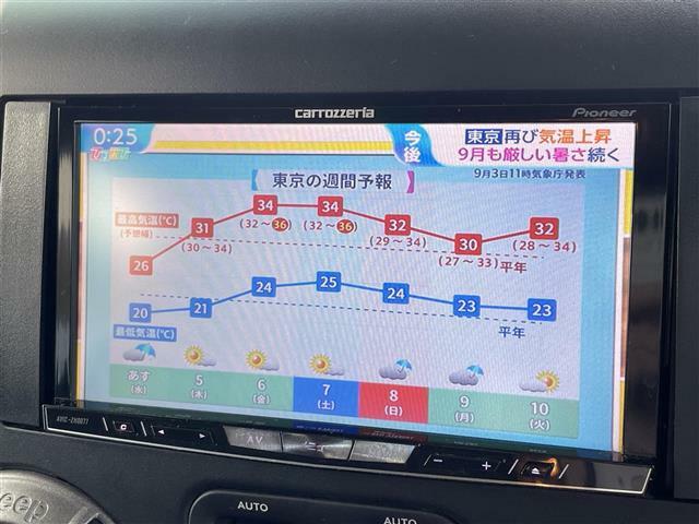 【フルセグ】地上デジタルテレビ放送サービスをハイビジョン画質で視聴したり、データ放送を受信したりすることができます。