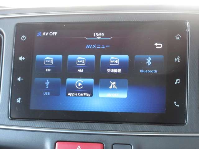 バックカメラ付のディスプレイオーディオ、Apple　CarPlay・Android　Auto対応☆無料保証付き販売車です！　☆全国どこへでも！　陸送可能（有料）ですので、県外の方も是非ご相談ください！