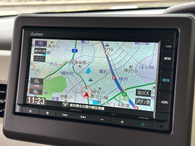 ナビも付いてますので、知らない道でのドライブも快適＆安心です。