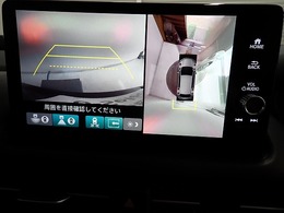 【リアカメラ】3パターンの映像表示で、後方確認をサポート！映像は『ノーマル』『広角』『真上』の3モードから選べます♪