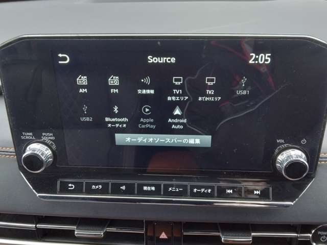 Bluetoothの他にApple CarPlay,AndroidAutoにも対応しています！