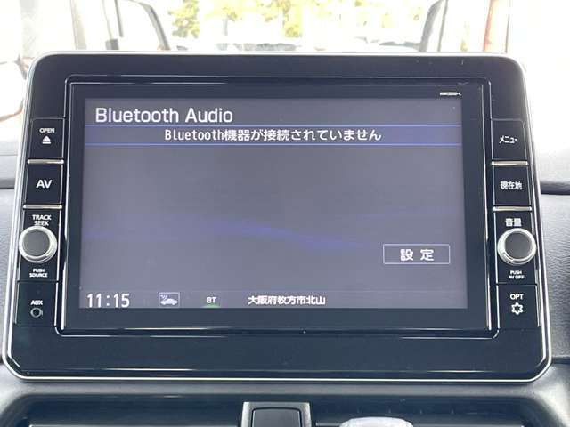 「Bluetoothオーディオ」　ナビはBluetoothオーディオに対応♪お手持ちのスマホに保存した音楽を車内でお楽しみいただけます♪