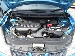 クリーニング済みのエンジンルームになります♪信頼できる整備工場で車検整備させて頂きます♪