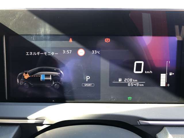 大きくて見やすいスピードメーターです！