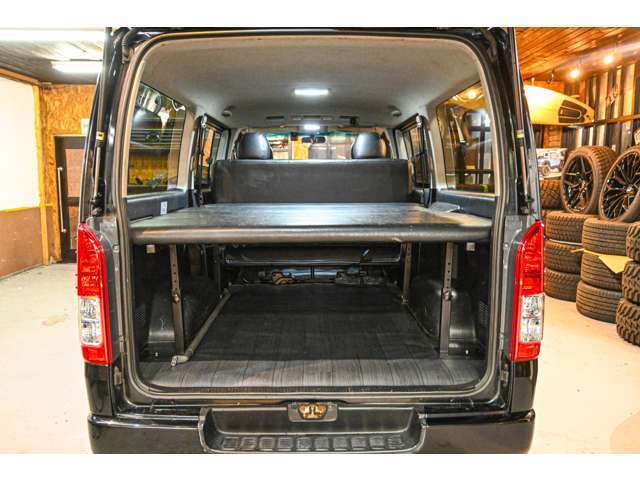 ベッドキットは高さ調整可能ですので、高さのある荷物も積み込み可能です☆