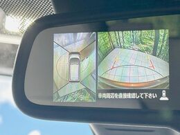 【アラウンドビューモニター】専用のカメラにより、上から見下ろしたような視点で360度クルマの周囲を確認することができます☆縦列駐車や幅寄せ時に活躍してくれます♪