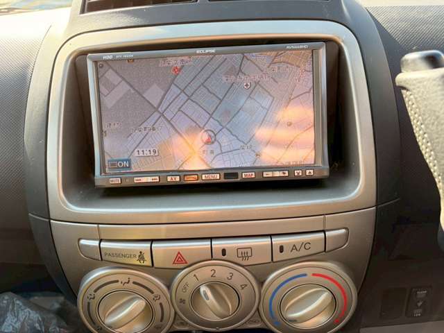 お好きなナビゲーションがつけられます。スタッフにお問合せください。