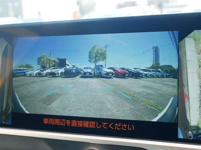 フロントカメラ（VIEWボタンを押す事で表示できます）