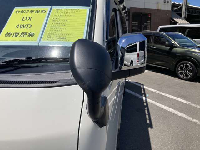 メッキ電格ミラー！