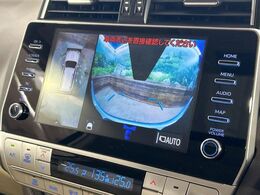 【パノラミックビューモニター】専用のカメラにより、上から見下ろしたような視点で360度クルマの周囲を確認することができます☆死角部分も確認しやすく、狭い場所での切り返しや駐車もスムーズに行えます。