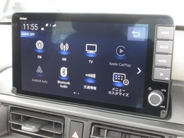 ナビゲーションはギャザズ9インチコネクトナビ（LXM-242ZFNi）を装着しております。AM、FM、Bluetooth、フルセグTVがご使用いただけます。