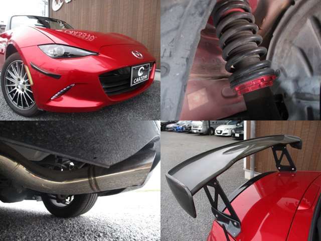 GTウイング 車高調 社外マフラー装備♪